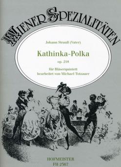 Strauß, Johann (Vater): Kathinka-Polka op.218 für Flöte, Oboe, Klarinette, Horn und Fagott 