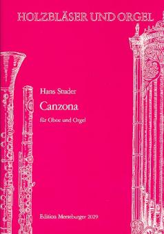 Studer, Hans: Canzona für Oboe und Orgel  