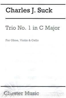 Suck, Charles J.: Trio in C Major for oboe, violin and violoncello, parts,  archive copy 