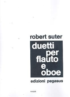 Suter, Robert: Duetti Per flauto e oboe Score,  Kopie 