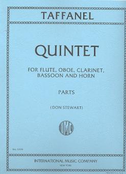 Taffanel, Paul: Quintet for flute, oboe, clarinet, bassoon and horn, parts 