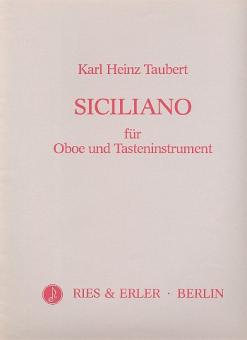 Taubert, Karl Heinz: Siciliano für Oboe und Klavier  