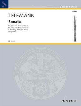 Telemann, Georg Philipp: Sonata g minor for oboe and piano 