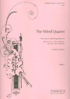 The Wind Quartet für Flöte (Klar), Oboe (Klar), Klarinette und Fagott (Klar), Partitur 