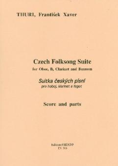 Thuri, Frantisek Xaver: Czech Folksong Suite für Oboe, Klarinette und Fagott, Partitur und Stimmen 