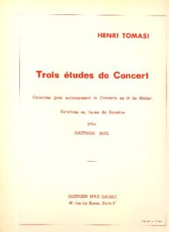 Tomasi, Henri: 3 Études de concert pour hautbois 