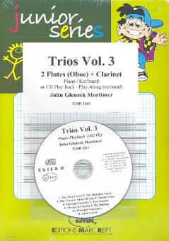 Trios vol.3 (+CD) for 2 flutes (oboe), clarinet and piano 