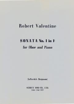 Valentine, Robert (Roberto Valentino): Sonata f major No.1 for oboe and piano 