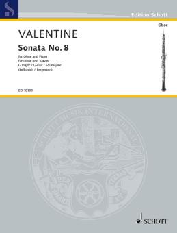 Valentine, Robert (Roberto Valentino): Sonata g major No.8 for oboe and piano 