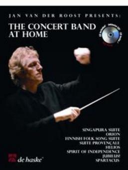 Van der Roost, Jan: The concert band at home (+CD) for oboe 