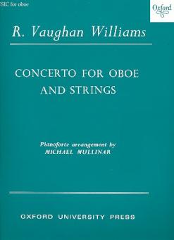 Vaughan Williams, Ralph: Concerto for oboe and strings, for oboe and piano 