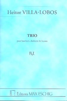 Villa-Lobos, Heitor: Trio pour hautbois, clarinette et basson partition 