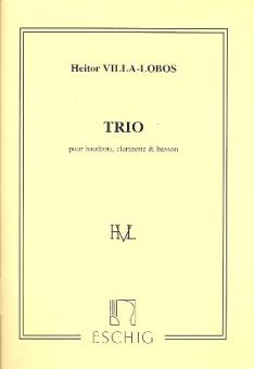 Villa-Lobos, Heitor: Trio pour hautbois, clarinette et basson, parties 