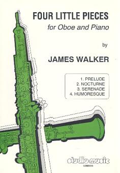 Walker, James: 4 little Pieces for oboe and piano  