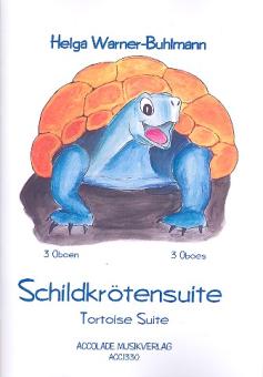 Warner-Buhlmann, Helga: Schildkrötensuite für 3 Oboen, Partitur und Stimmen 