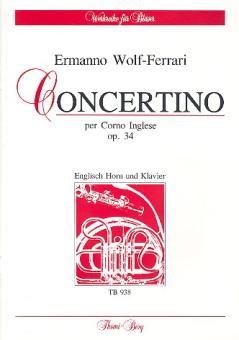 Wolf-Ferrari, Ermanno: Concertino (Kleines Konzert)  op.34 für Englischhorn und Klavier 