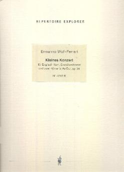 Wolf-Ferrari, Ermanno: Kleines Konzert As-Dur op.34 für Englischhorn und Kammerorchester für Englischhorn und Klavier 