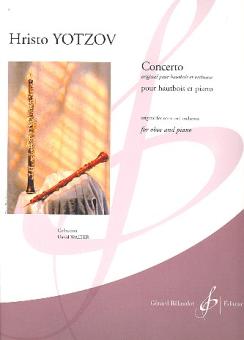 Yotzov, Christo: Concerto pour hautbois et orchestre pour hautbois et piano 