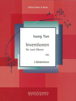 Yun, Isang: Inventionen für 2 Oboen, Spielpartitur 