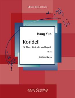 Yun, Isang: Rondell für Oboe, Klarinette und Fagott, 3 Spielpartituren 