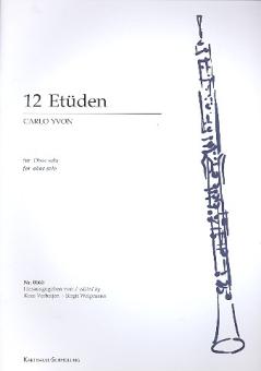 Yvon, Carlo: 12 Etüden für Oboe 