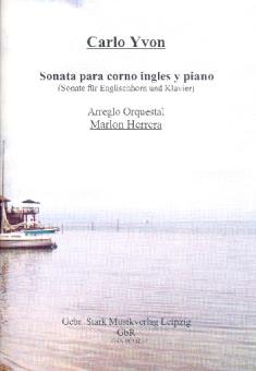 Yvon, Carlo: Sonate für Englischhorn und Klavier für Englischhorn und Orchester, Partitur 