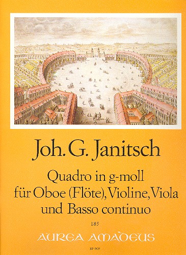 Janitsch, Johann Quadro g-Moll Oboe (Flöte), Violine, Viola und Bc, | Oboe-Shop.de | リード材、工具、アクセサリー、楽譜
